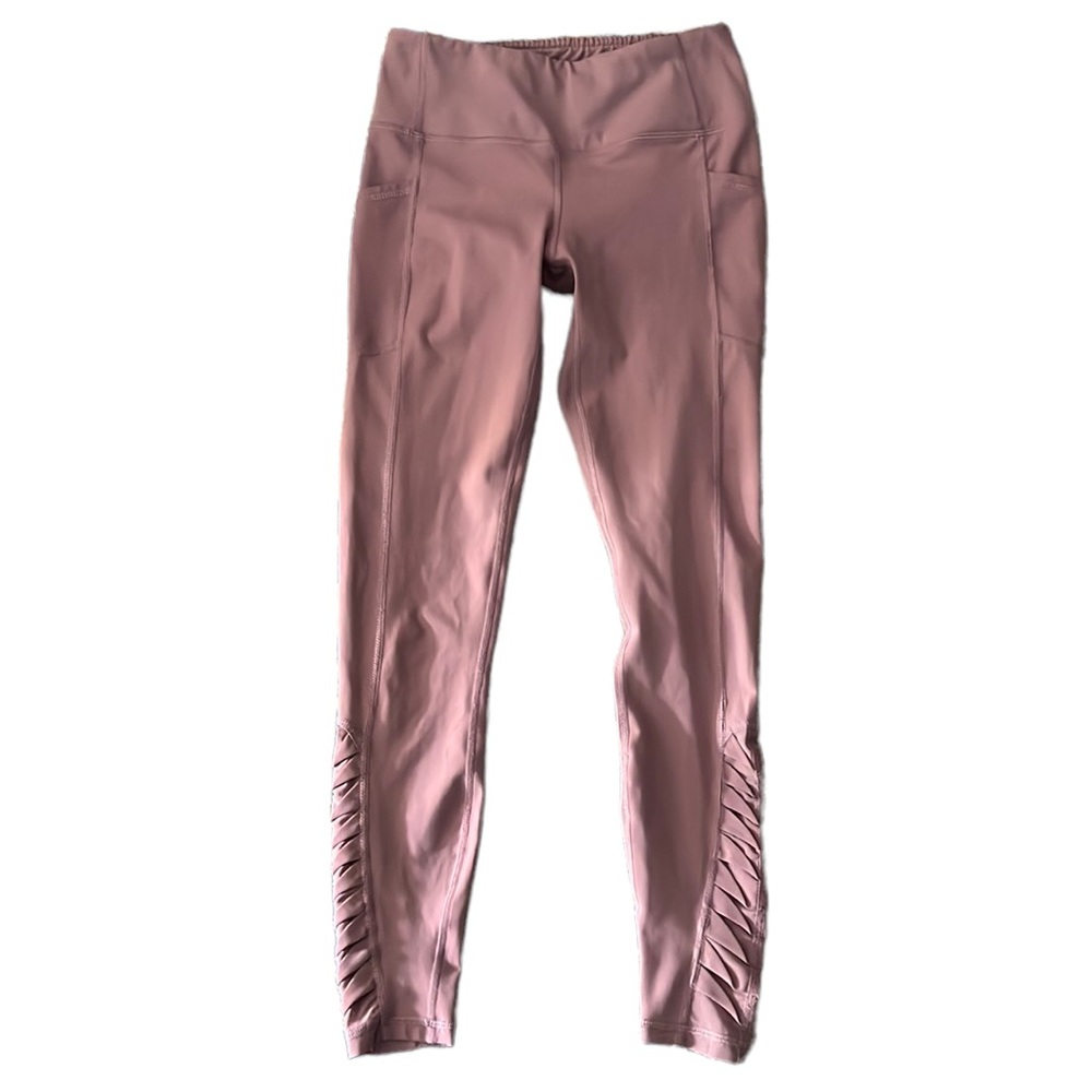 Yogalicious Active Leggings | Mauve/Pale Purple Size XS